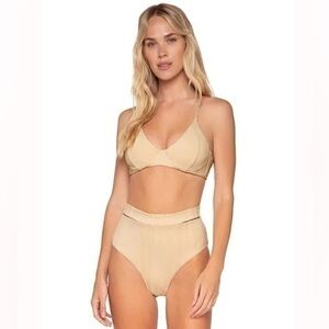 Swim Systems Sandstone Cora Tie Back Bikini Bottom Swimsuit